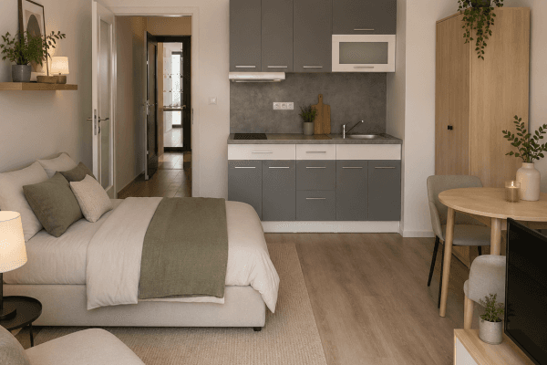 Pronájem bytu 1+kk 42 m², Spolková, Brno Pronájem bytu 1+kk 42 m², Spolková, Brno