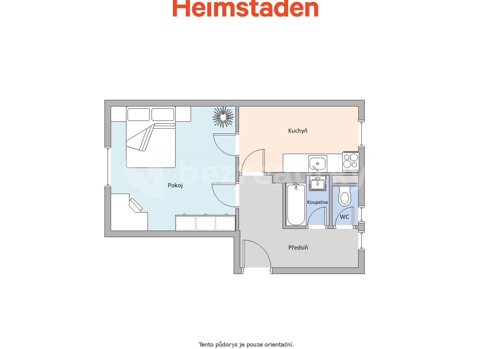 Pronájem bytu 1+1 42 m², Smetanova, Havířov, Moravskoslezský kraj