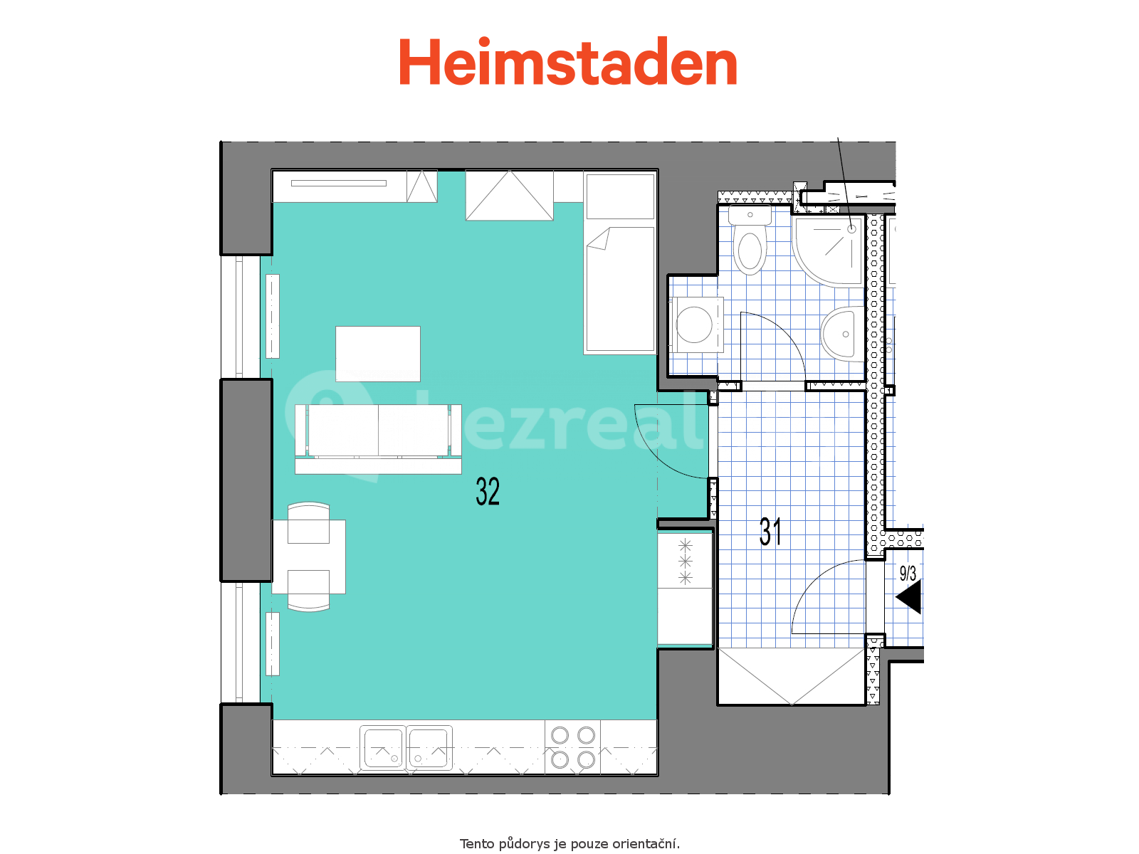 Pronájem bytu 1+kk 37 m², Hlavní třída, Havířov, Moravskoslezský kraj