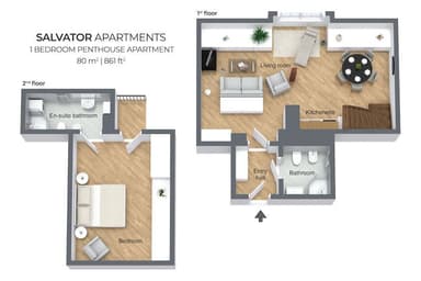Pronájem bytu  80 m², Dušní, Praha, Praha