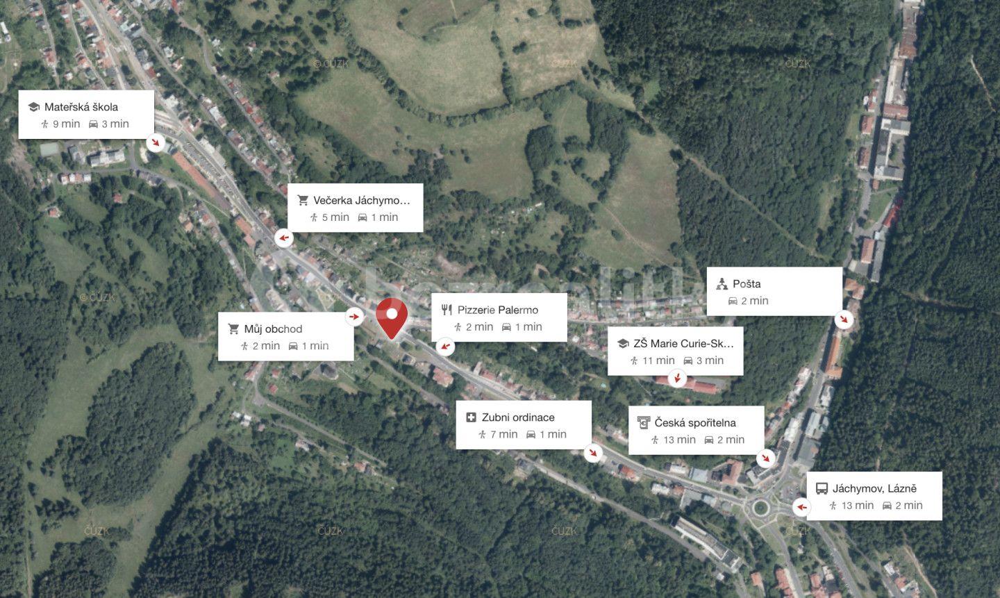 Prodej nebytového prostoru 154 m², třída Dukelských hrdinů, Jáchymov, Karlovarský kraj
