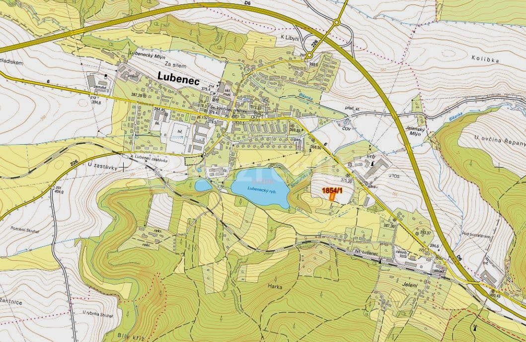 Prodej pozemku 738 m², Lubenec, Ústecký kraj