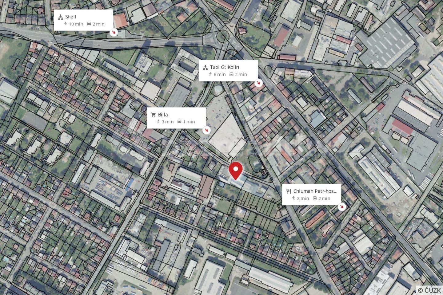 Prodej nebytového prostoru 2.445 m², Královská cesta, Kolín, Středočeský kraj