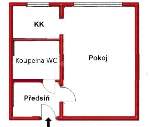 Prodej bytu 1+kk 27 m², Vitry, Kladno, Středočeský kraj