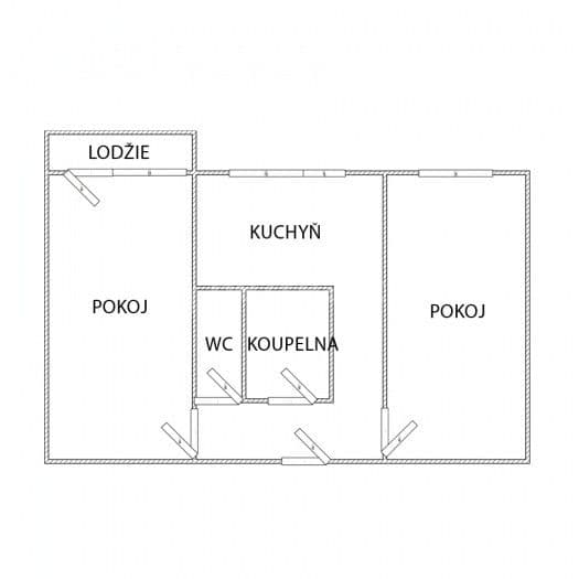 Prodej bytu 2+1 54 m², tř. Těreškovové, Karviná, Moravskoslezský kraj