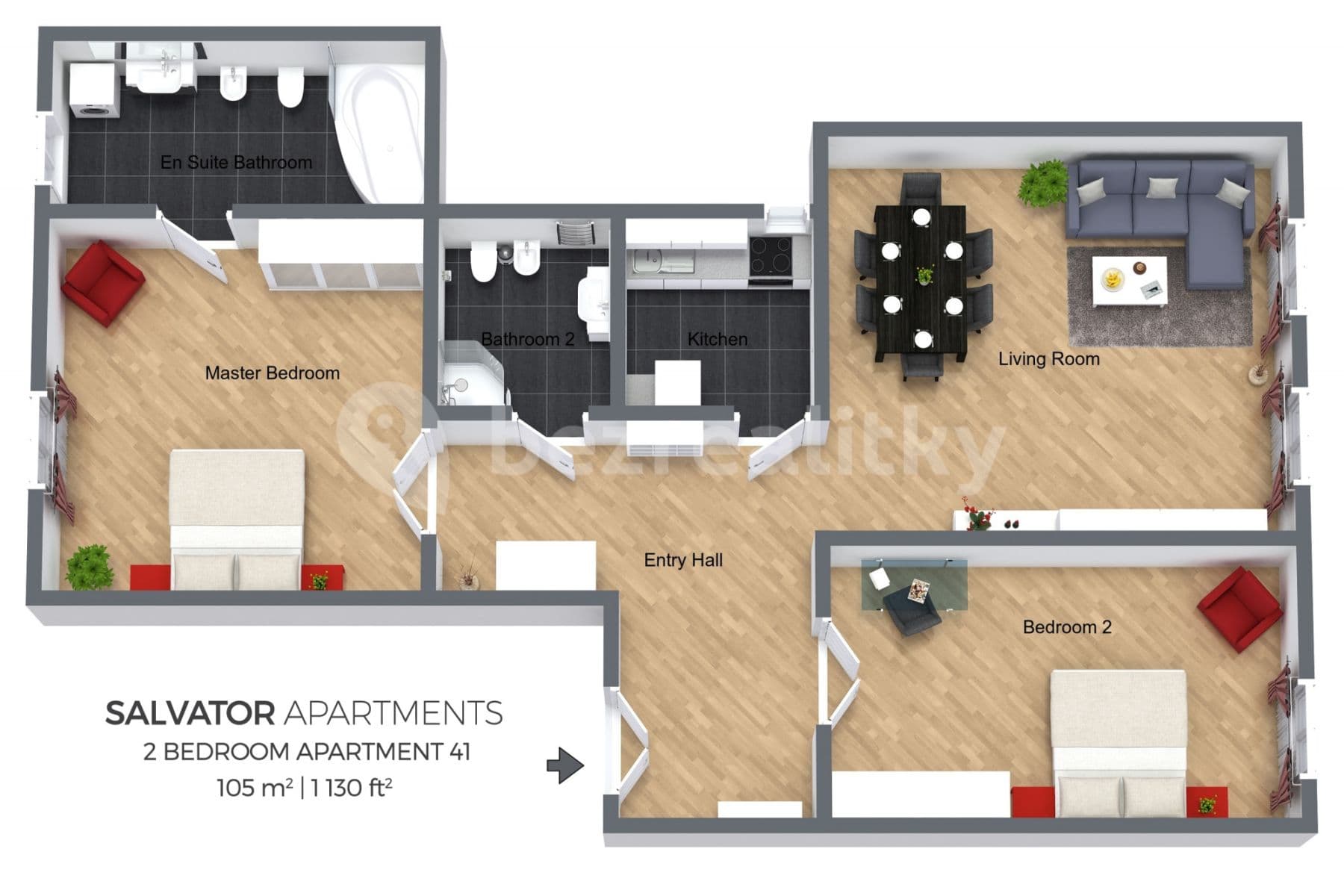 Pronájem bytu  105 m², Dušní, Praha, Praha