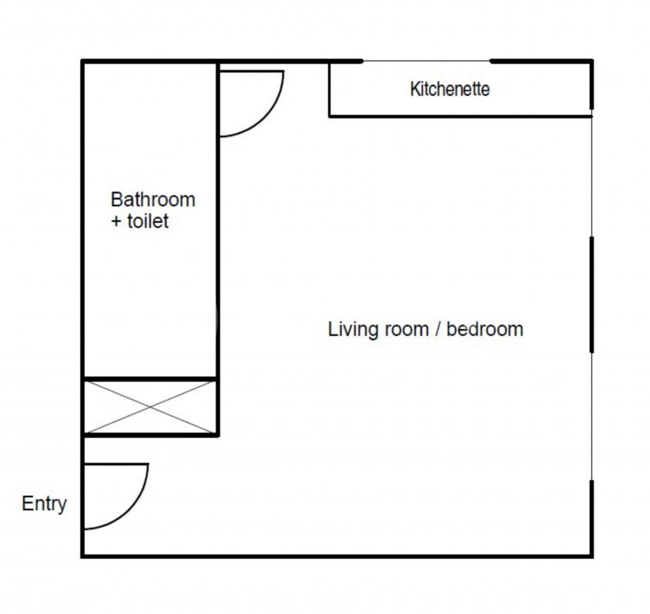 Pronájem bytu  20 m², Lesní, Mariánské Lázně, Karlovarský kraj