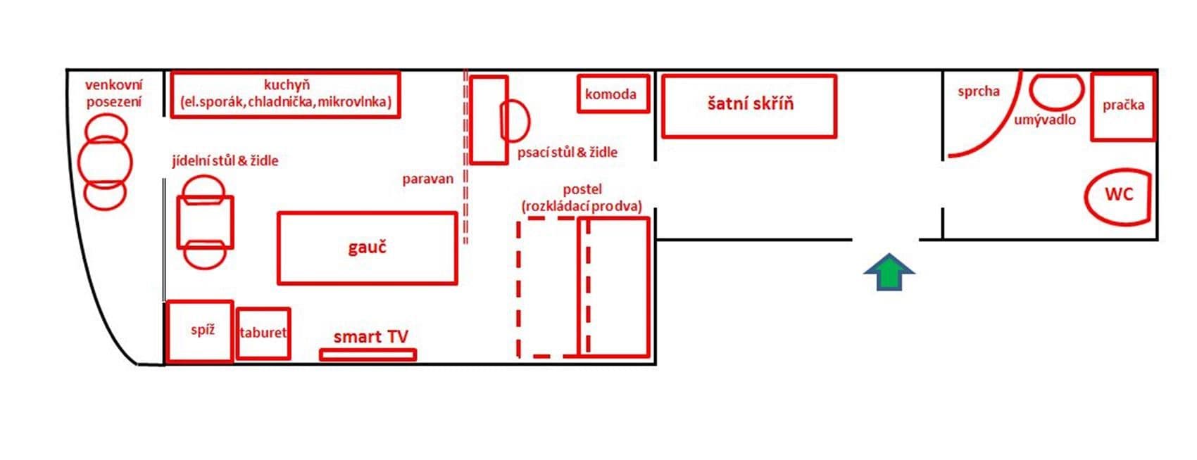 Pronájem bytu  36 m², nábřeží Závodu míru, Pardubice, Pardubický kraj