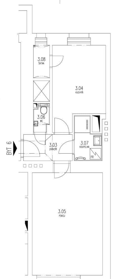Pronájem bytu  48 m², Rybalkova, Praha, Praha