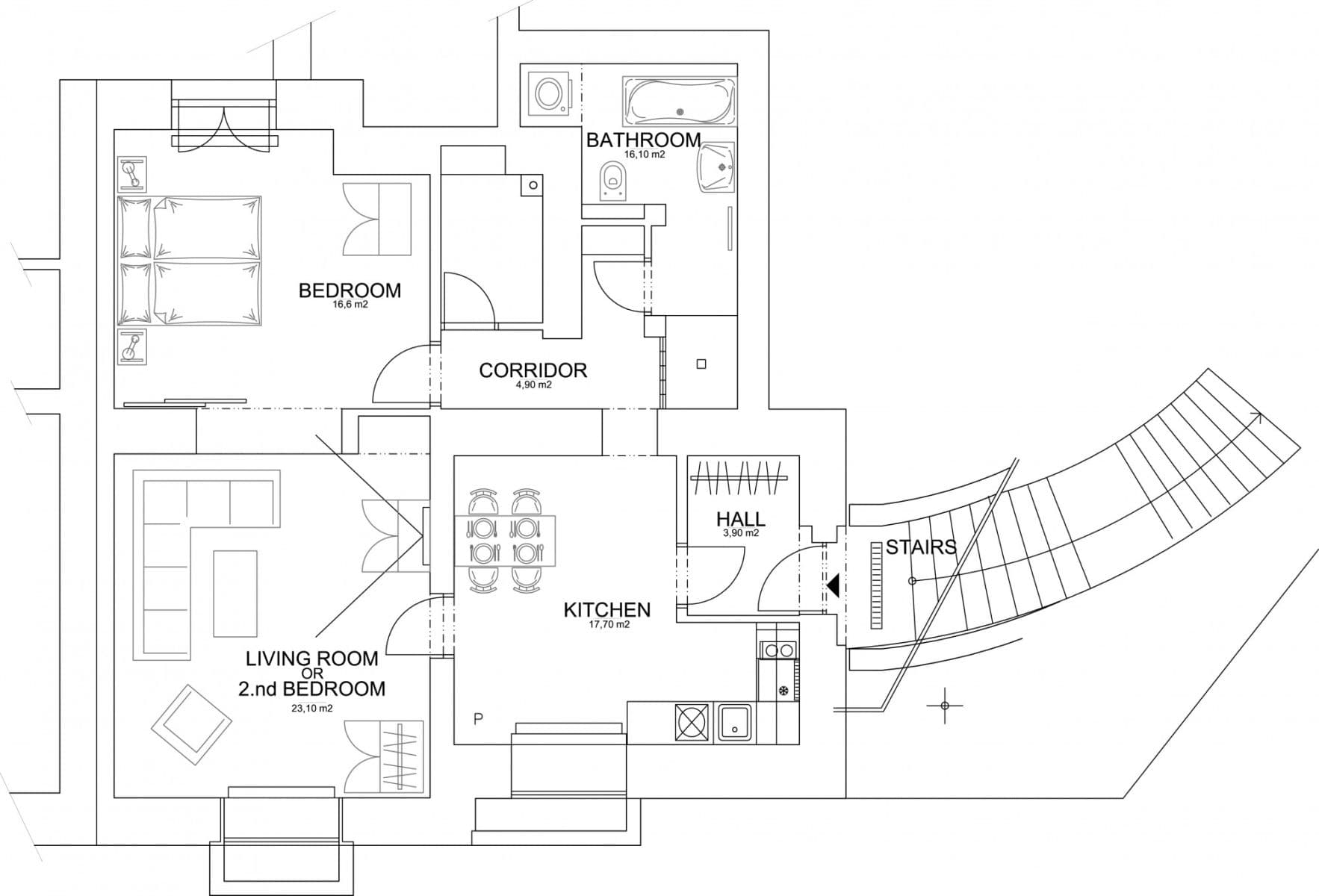 Pronájem bytu  82 m², Kosatcová, Praha, Praha