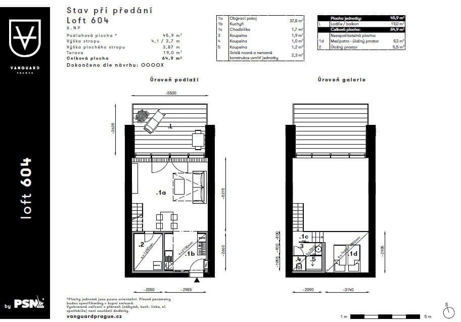 Pronájem bytu  65 m², Československého exilu, Praha, Praha