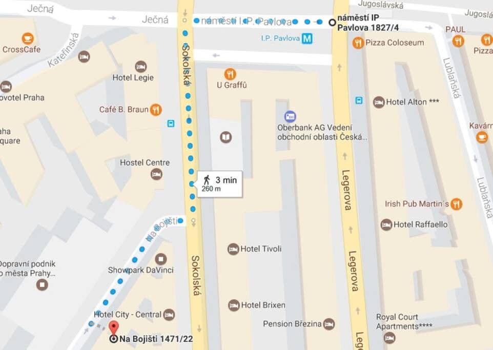 Pronájem bytu  110 m², Na Bojišti, Praha, Praha
