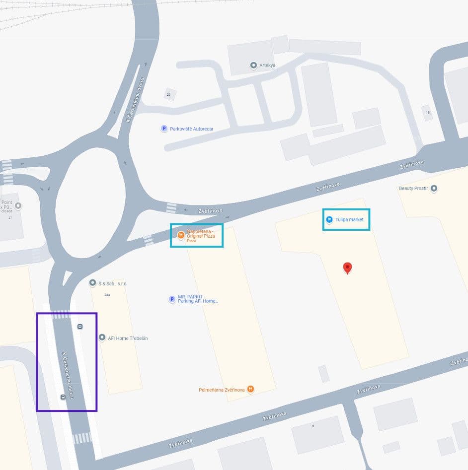 Pronájem bytu  45 m², Zvěřinova, Praha, Praha