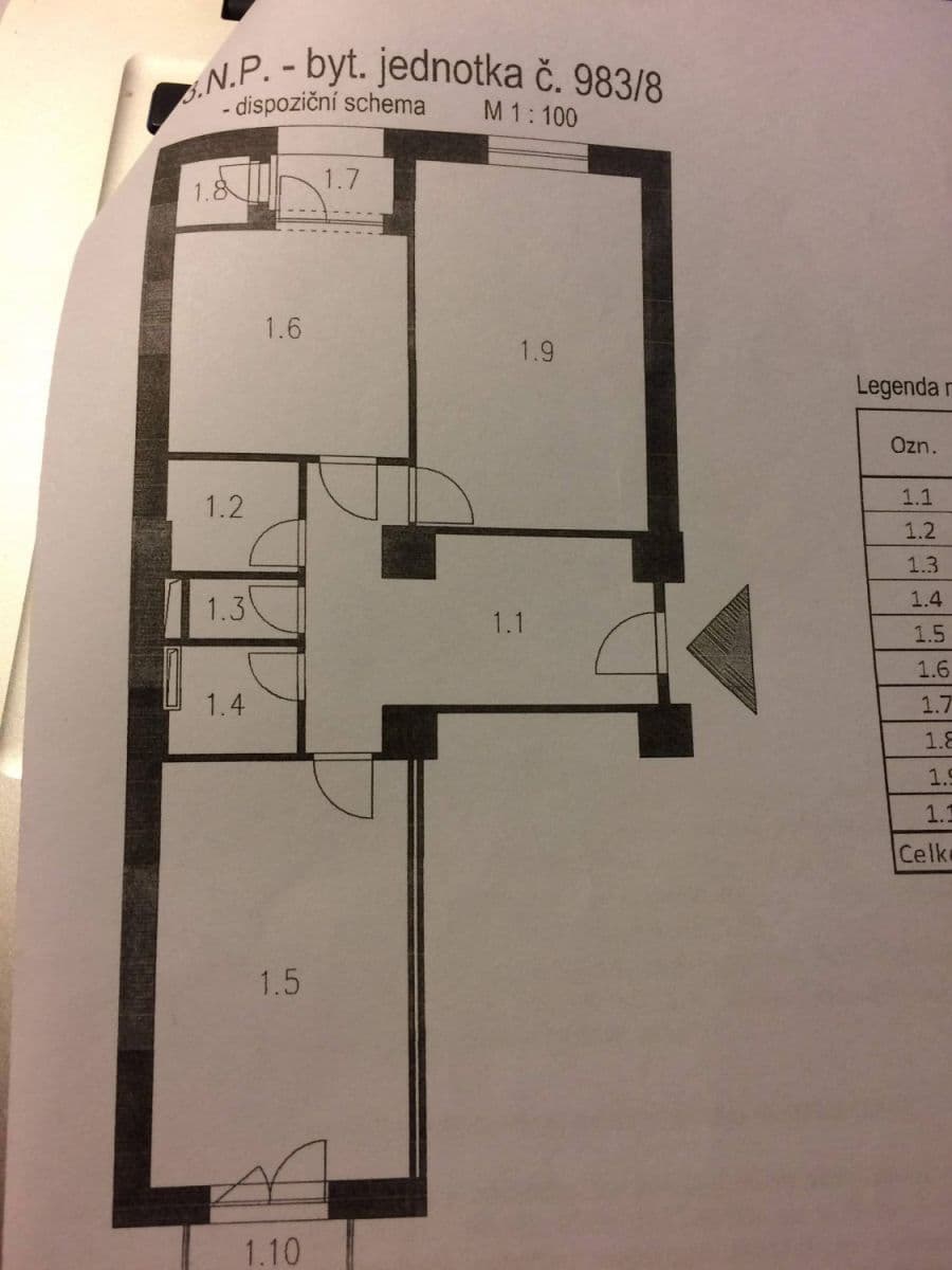 Pronájem bytu  68 m², Lounských, Praha, Praha