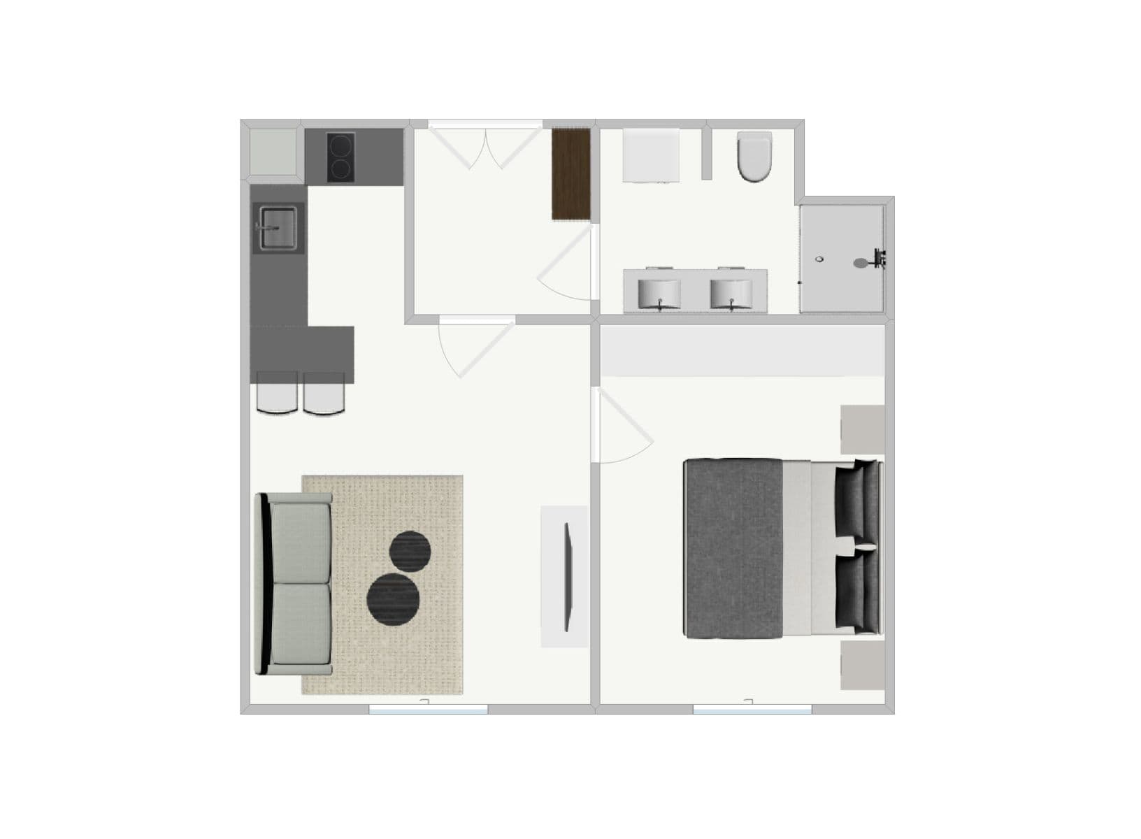 Pronájem bytu  40 m², Dlážděná, Praha, Praha