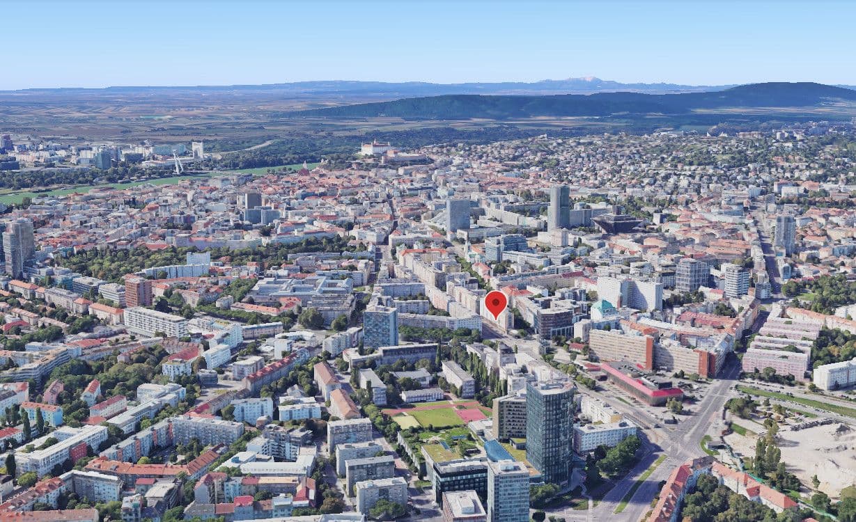 Pronájem bytu  60 m², Blumentálska, Bratislava - mestská časť Staré Mesto, Bratislavský kraj