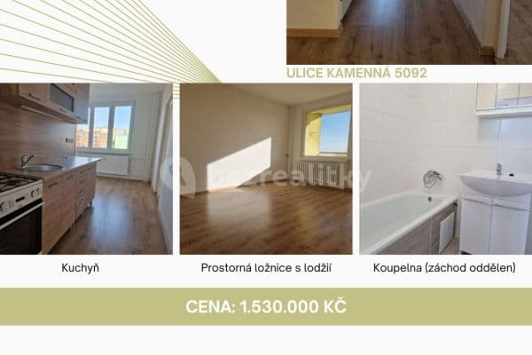 Prodej bytu 3+1 60 m², Kamenná, Chomutov, Ústecký kraj