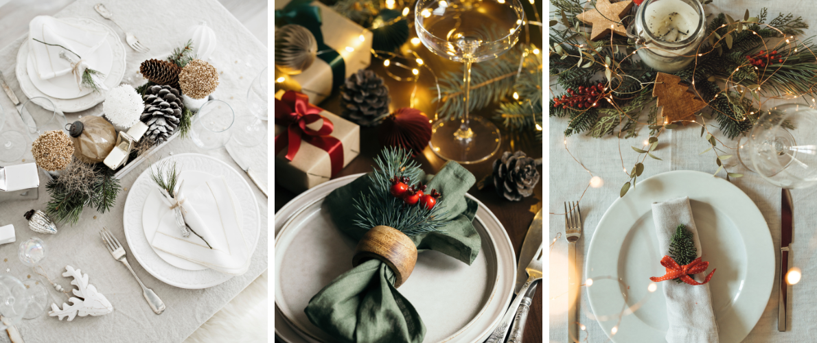 Svátečně prostřený stůl po celý advent motivuje ke společným večeřím i během vánočního shonu.