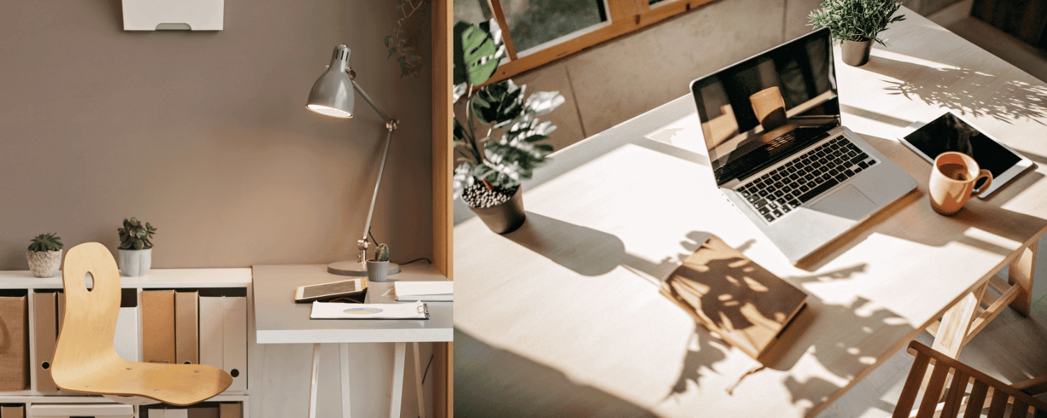 V pracovně kombinujte přirozené a umělé osvětlení.