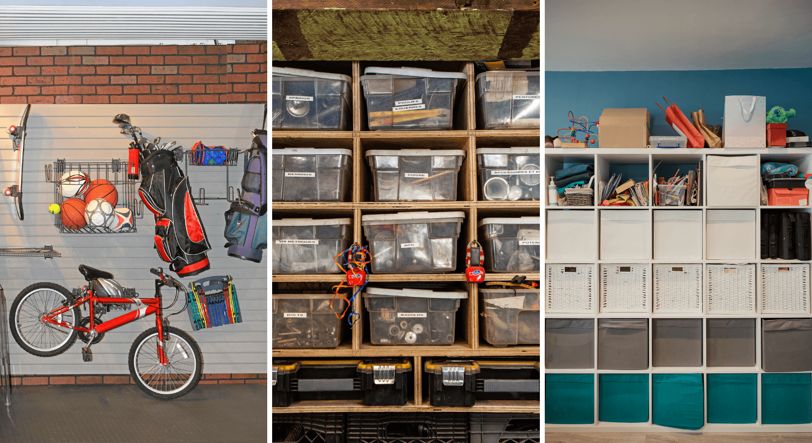 Na reorganizaci sklepa si vezměte k ruce štítky, různě barevné krabice i nástěnné háčky.