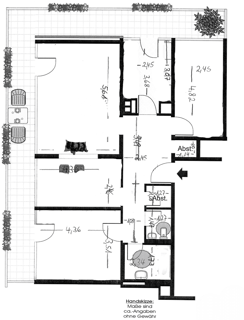 Prodej bytu 3+kk 92 m², Theodor-Heuss-Straße 50, Wuppertal, Severní Porýní-Vestfálsko Prodej bytu 3+kk 92 m², Theodor-Heuss-Straße 50, Wuppertal, Severní Porýní-Vestfálsko