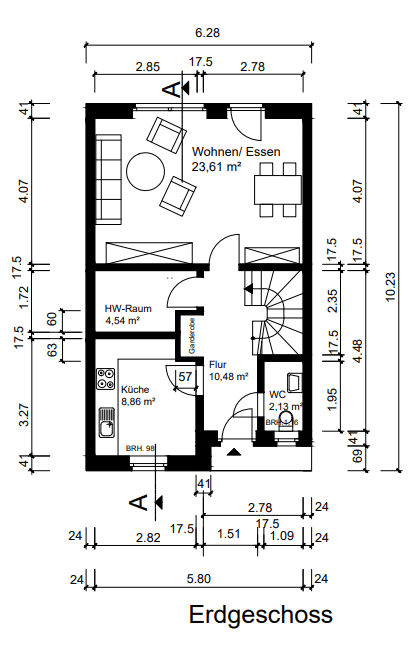 Prodej domu 233 m², pozemek 384 m², Uhlandstraße, Hörstel, Severní Porýní-Vestfálsko Prodej domu 233 m², pozemek 384 m², Uhlandstraße, Hörstel, Severní Porýní-Vestfálsko