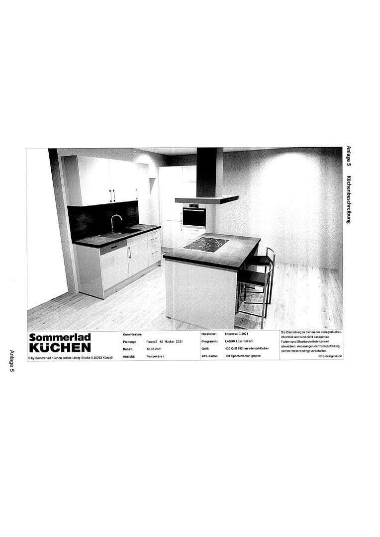 Pronájem bytu 2+1 79 m², Petersberg, Hessen Pronájem bytu 2+1 79 m², Petersberg, Hessen