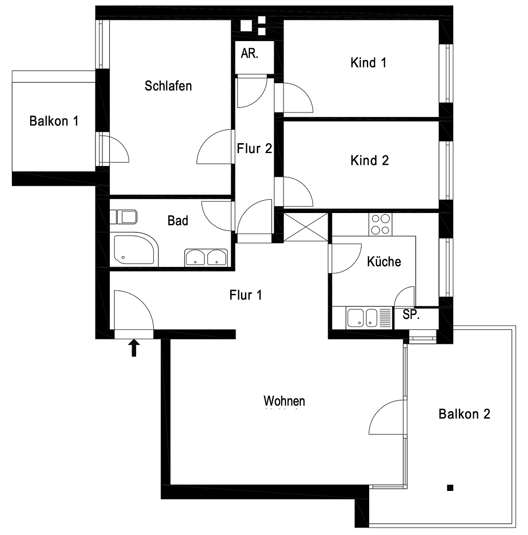 Pronájem bytu 4+1 96 m², Trift 5A, Geesthacht, Šlesvicko-Holštýnsko Pronájem bytu 4+1 96 m², Trift 5A, Geesthacht, Šlesvicko-Holštýnsko