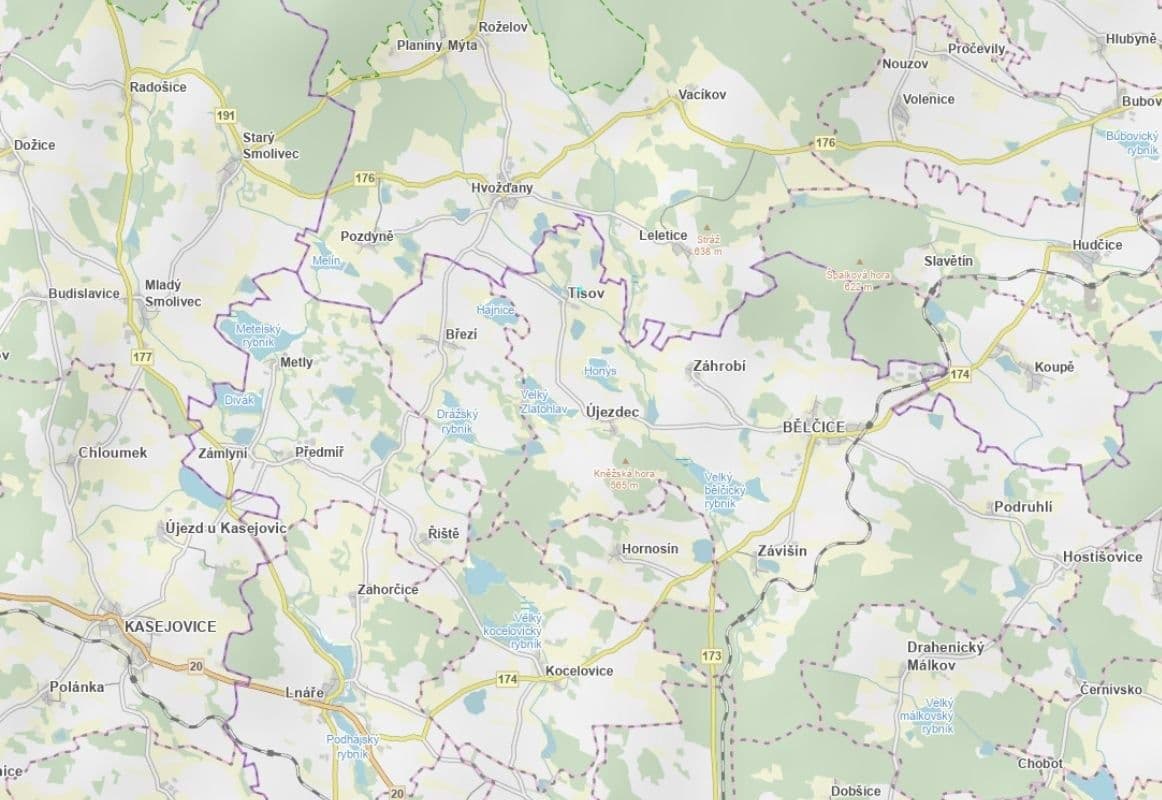 Prodej pozemku 3.130 m², Bělčice, Jihočeský kraj Prodej pozemku 3.130 m², Bělčice, Jihočeský kraj