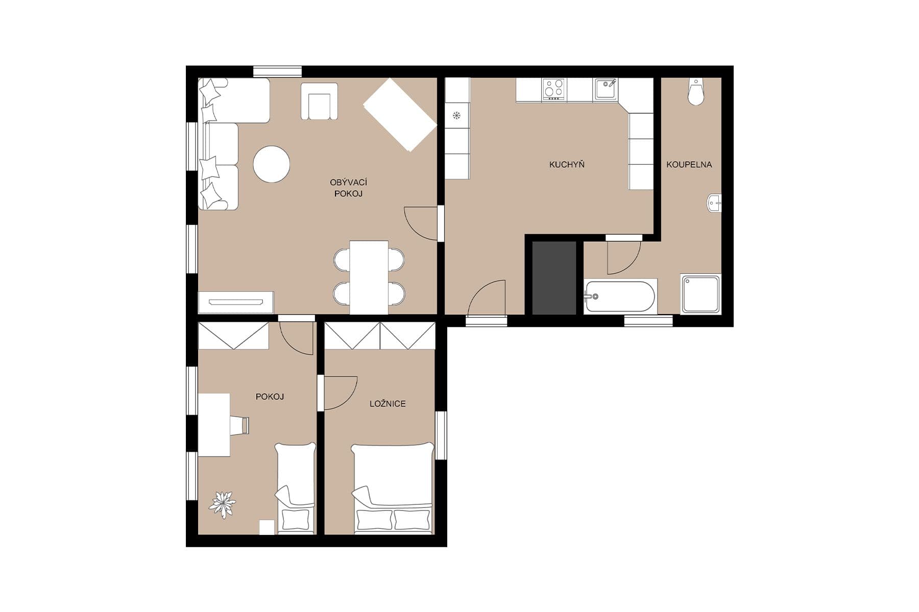 Prodej domu 80 m², pozemek 731 m², Týn nad Vltavou, Jihočeský kraj Prodej domu 80 m², pozemek 731 m², Týn nad Vltavou, Jihočeský kraj