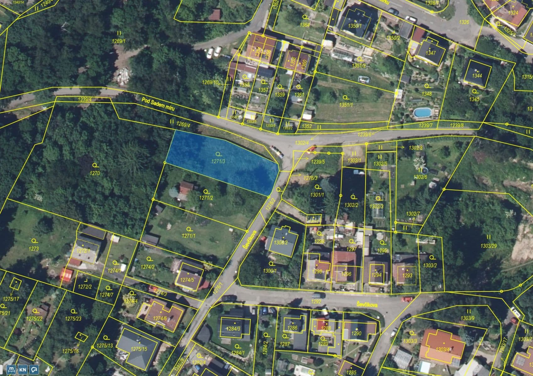 Prodej pozemku 696 m², Ševčíkova, Liberec, Liberecký kraj Prodej pozemku 696 m², Ševčíkova, Liberec, Liberecký kraj