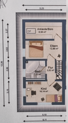 Prodej domu 105 m², pozemek 300 m², Sportplatzstraße 5, Weil, Bavorsko Prodej domu 105 m², pozemek 300 m², Sportplatzstraße 5, Weil, Bavorsko