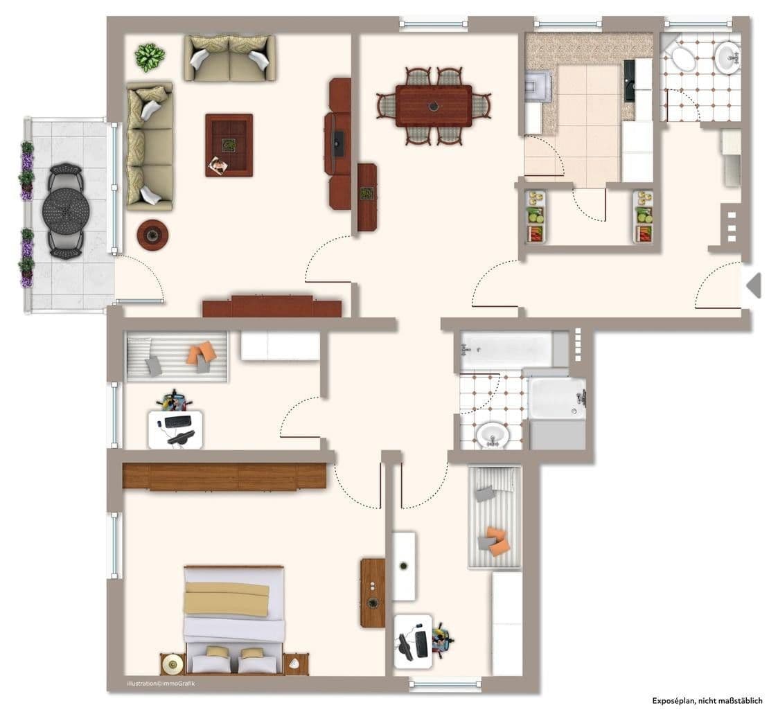 Prodej bytu 5+1 110 m², Würzburg, Bavorsko Prodej bytu 5+1 110 m², Würzburg, Bavorsko