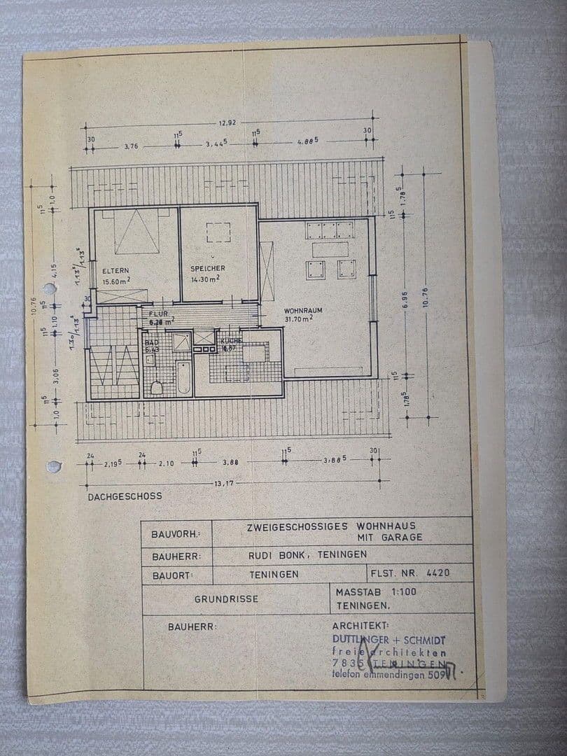Prodej domu 265 m², pozemek 650 m², Zähringerstraße 6, Teningen, Bádensko-Württembersko Prodej domu 265 m², pozemek 650 m², Zähringerstraße 6, Teningen, Bádensko-Württembersko