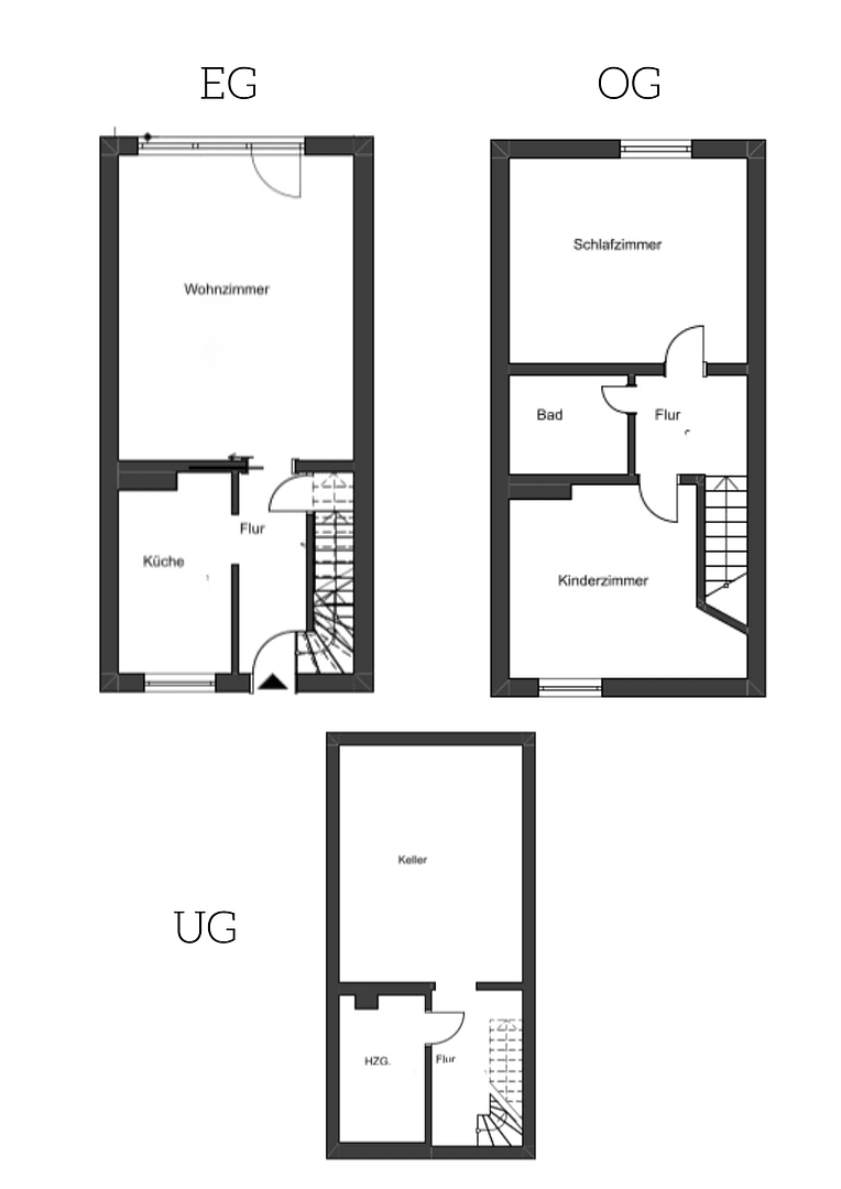 Pronájem domu 75 m², pozemek 125 m², Hamburg, Hamburg Pronájem domu 75 m², pozemek 125 m², Hamburg, Hamburg