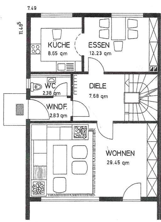 Prodej domu 156 m², pozemek 356 m², Ampfing, Bavorsko Prodej domu 156 m², pozemek 356 m², Ampfing, Bavorsko
