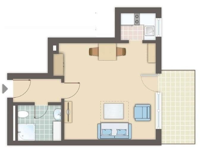 Prodej bytu 1+1 28 m², Hamburg, Hamburg Prodej bytu 1+1 28 m², Hamburg, Hamburg