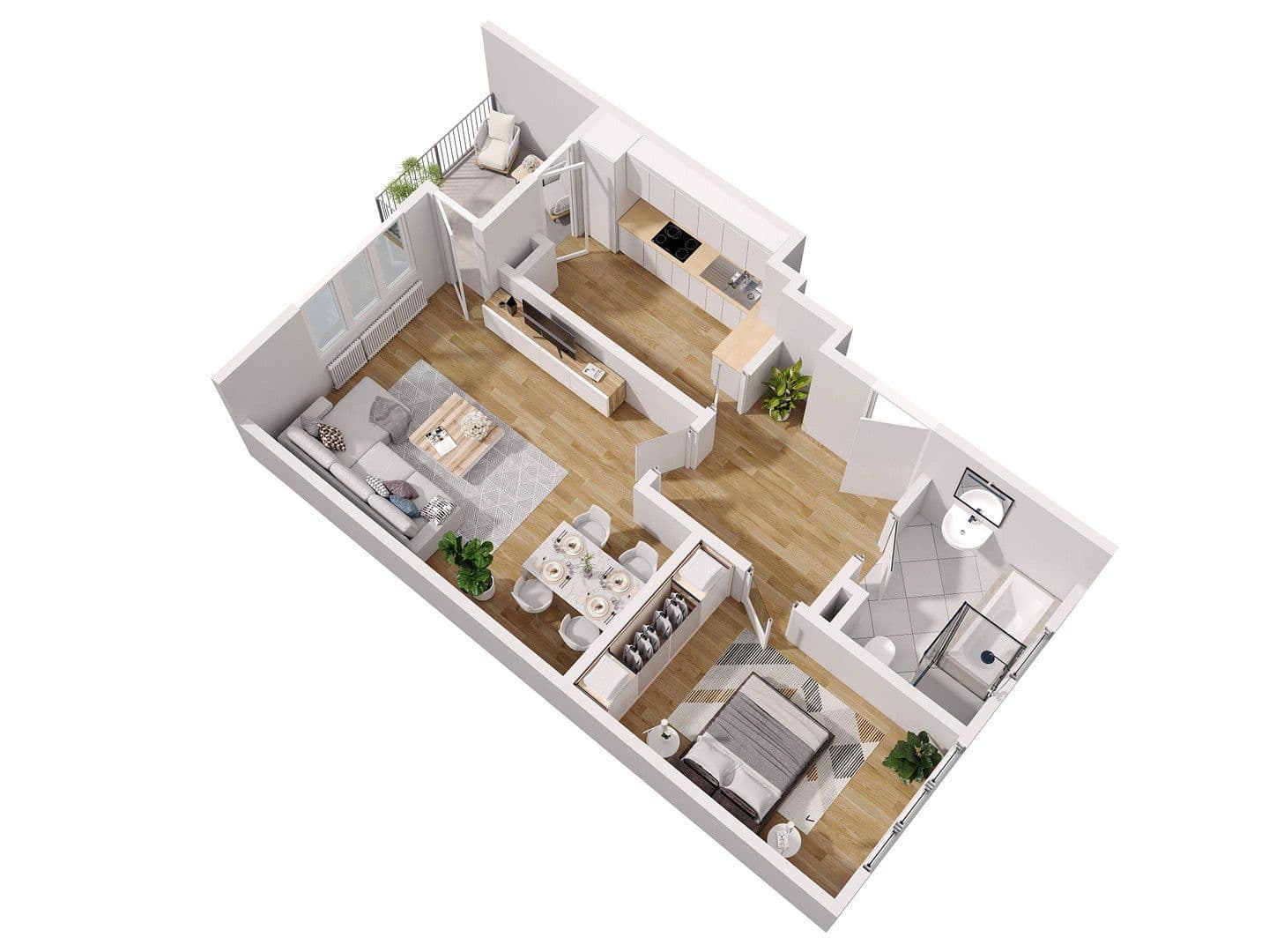 Prodej bytu 2+1 61 m², Zum Teich 6, Potsdam, Braniborsko Prodej bytu 2+1 61 m², Zum Teich 6, Potsdam, Braniborsko