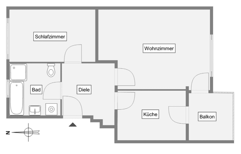 Prodej bytu 2+1 61 m², Zum Teich 6, Potsdam, Braniborsko Prodej bytu 2+1 61 m², Zum Teich 6, Potsdam, Braniborsko