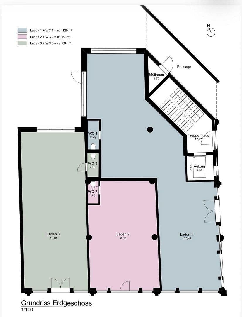 Pronájem nebytového prostoru 80 m², Markt 11, Ahaus, Severní Porýní-Vestfálsko Pronájem nebytového prostoru 80 m², Markt 11, Ahaus, Severní Porýní-Vestfálsko