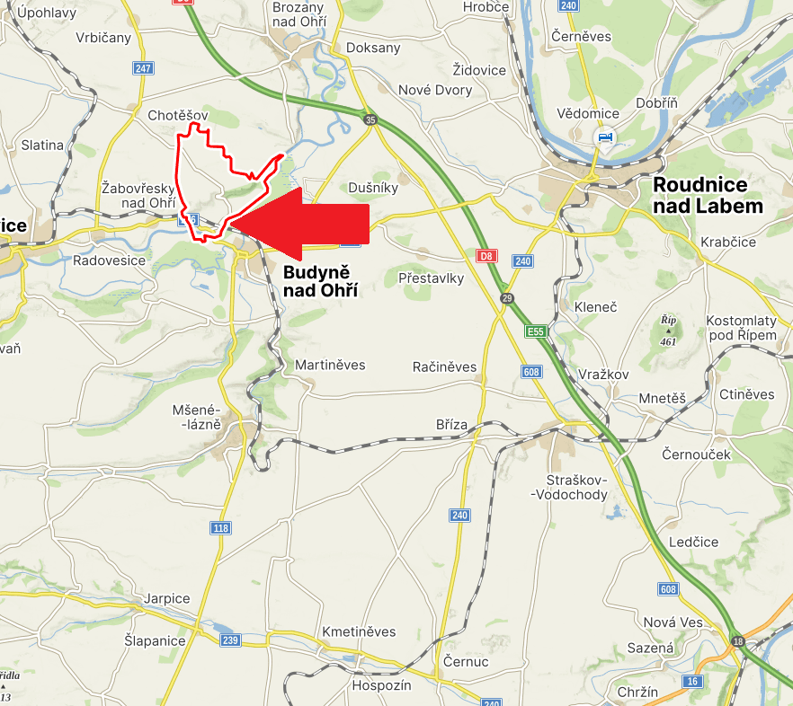 Prodej pozemku 1.198 m², Budyně nad Ohří, Ústecký kraj Prodej pozemku 1.198 m², Budyně nad Ohří, Ústecký kraj