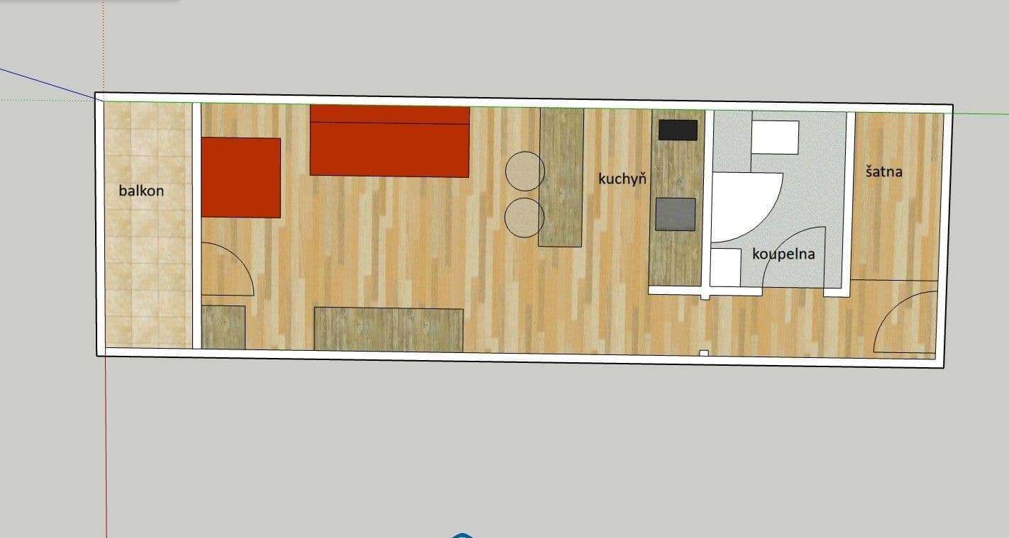 Pronájem bytu 1+kk 28 m², Liberecká, Jablonec nad Nisou, Liberecký kraj Pronájem bytu 1+kk 28 m², Liberecká, Jablonec nad Nisou, Liberecký kraj