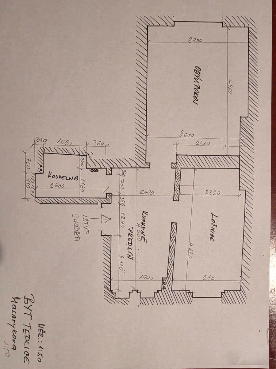 Prodej bytu 2+kk 45 m², Masarykova třída, Teplice, Ústecký kraj Prodej bytu 2+kk 45 m², Masarykova třída, Teplice, Ústecký kraj