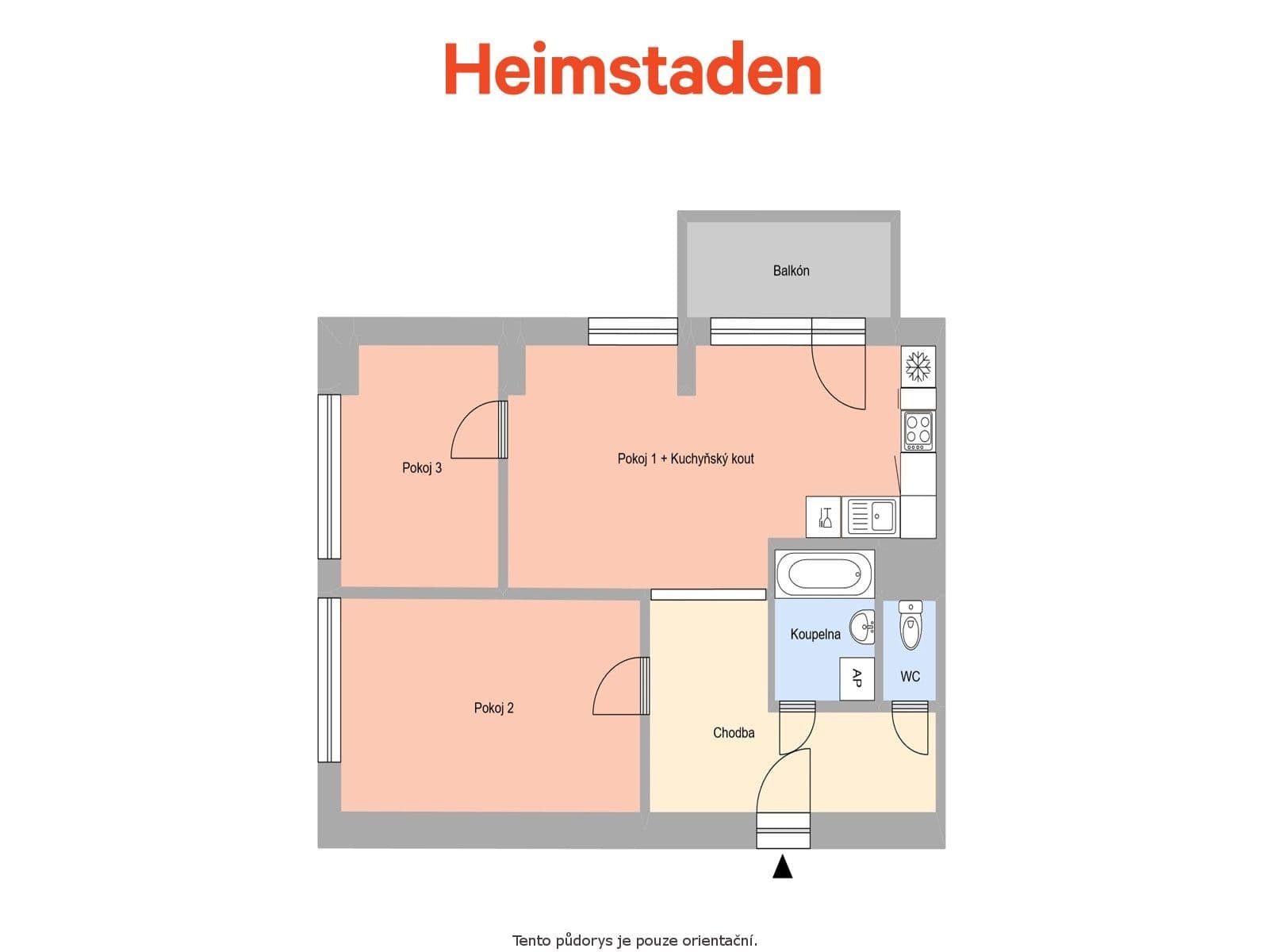 Pronájem bytu 2+1 63 m², Marie Majerové, Frýdek-Místek, Moravskoslezský kraj Pronájem bytu 2+1 63 m², Marie Majerové, Frýdek-Místek, Moravskoslezský kraj