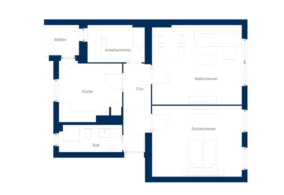 Pronájem bytu 2+kk 69 m², Berlin, Berlín Pronájem bytu 2+kk 69 m², Berlin, Berlín