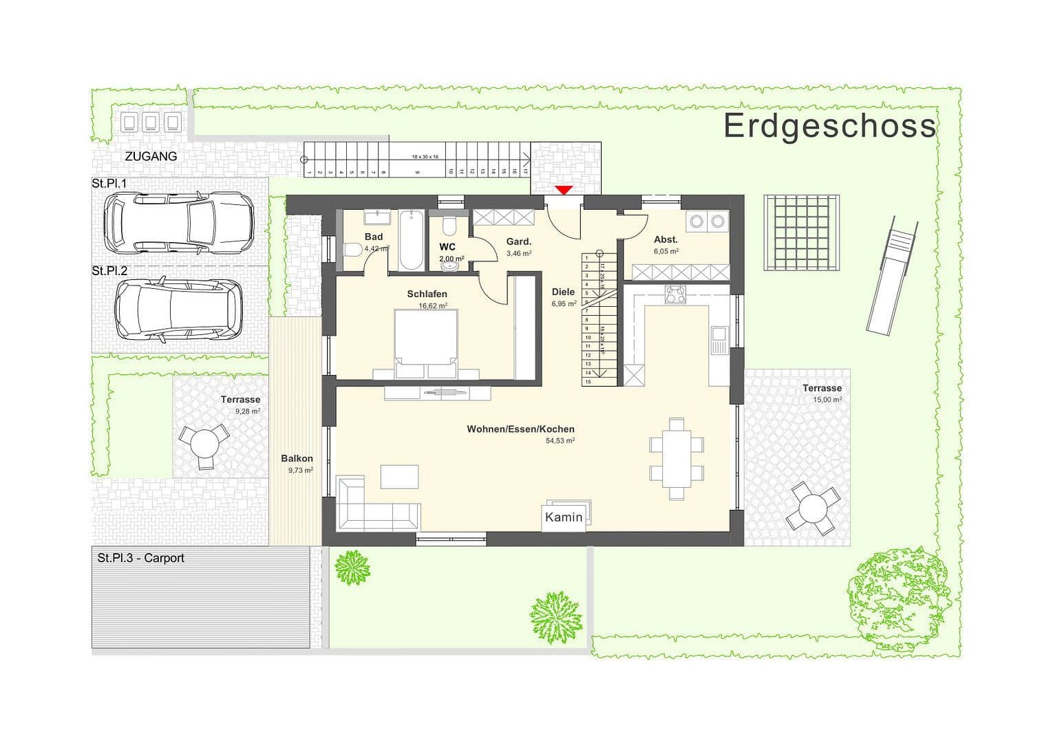 Pronájem domu 180 m², pozemek 393 m², Linec nad Rýnem, Porýní-Falc Pronájem domu 180 m², pozemek 393 m², Linec nad Rýnem, Porýní-Falc