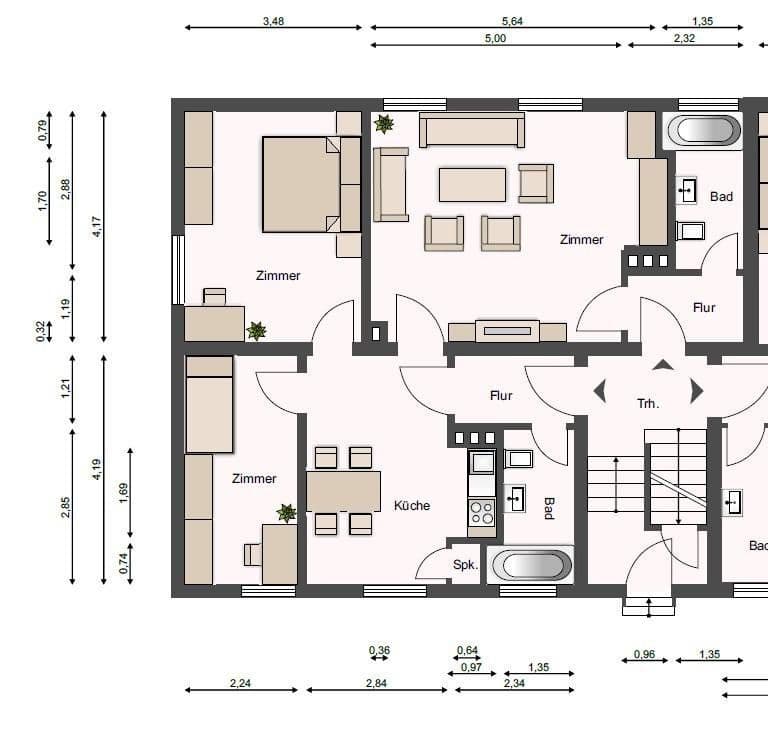 Pronájem bytu 3+1 75 m², Billerbecker Straße 51, Einbeck, Dolní Sasko Pronájem bytu 3+1 75 m², Billerbecker Straße 51, Einbeck, Dolní Sasko
