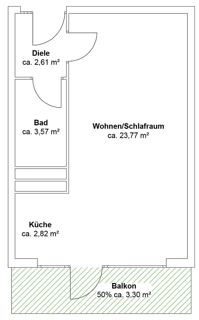 Prodej bytu 1+1 37 m², München, Bavorsko Prodej bytu 1+1 37 m², München, Bavorsko