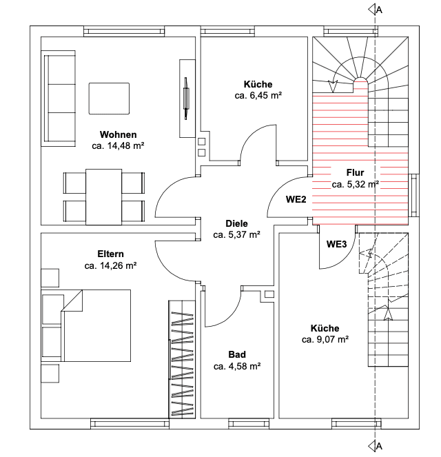 Pronájem bytu 2+kk 45 m², Lünen, Severní Porýní-Vestfálsko Pronájem bytu 2+kk 45 m², Lünen, Severní Porýní-Vestfálsko
