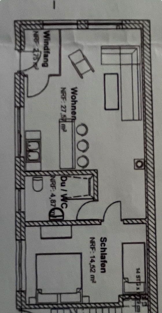 Pronájem bytu 2+1 52 m², Altwahnsdorf 43, Radebeul, Sasko Pronájem bytu 2+1 52 m², Altwahnsdorf 43, Radebeul, Sasko